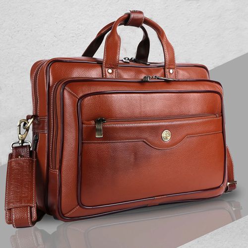 Premium Leather Laptop Bag for Men