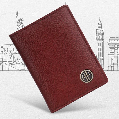 Stylish Leather RFID Protected Card Holder Wallet