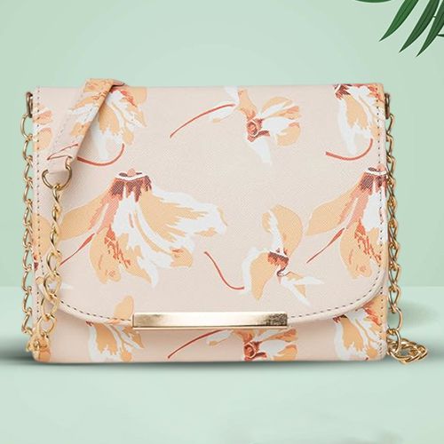 Stylish Floral Print Sling Bag