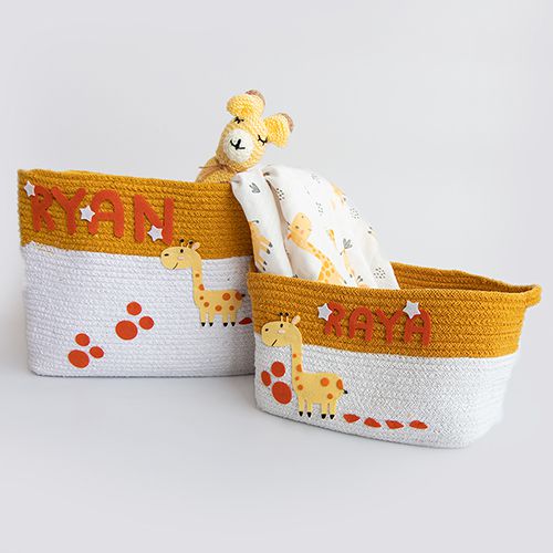 Elegant Cotton Rope Storage Basket Set