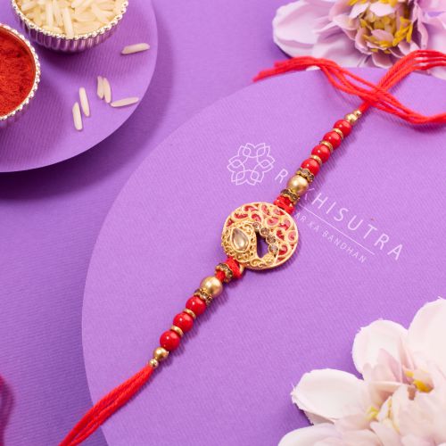 Attractive Fancy Kundan Rakhi