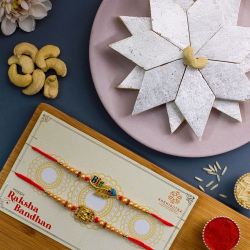 Divine Rakhi N Kaju Katli Combo