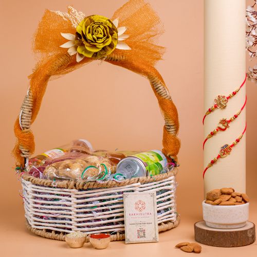 Nutty and Sweet Rakhi Gift Basket